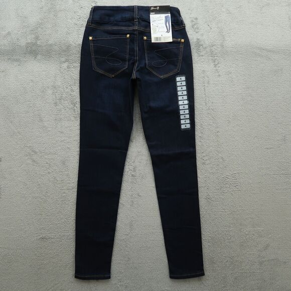 Seven7 Jeans Women's Size 4 Blue Mid-Rise Tummyless Skinny 29.5" Inseam NWT - Picture 10 of 16